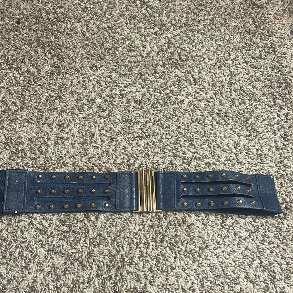 Blue studded Belt